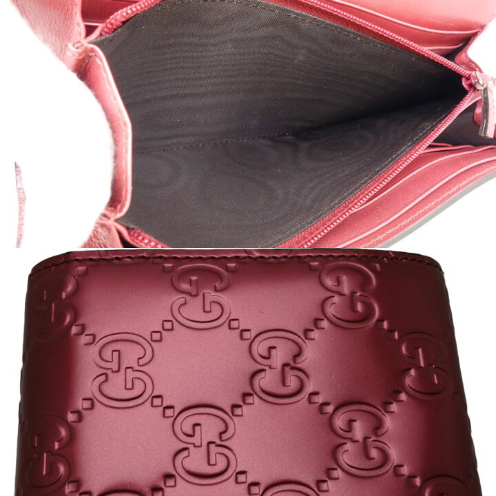 楽天市場】GUCCI グッチ グッチシマ ラブリーハート ロングフラップ 
