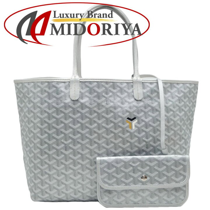 楽天市場】GOYARD ゴヤール サンルイPM トートバッグ PVC xレザー 