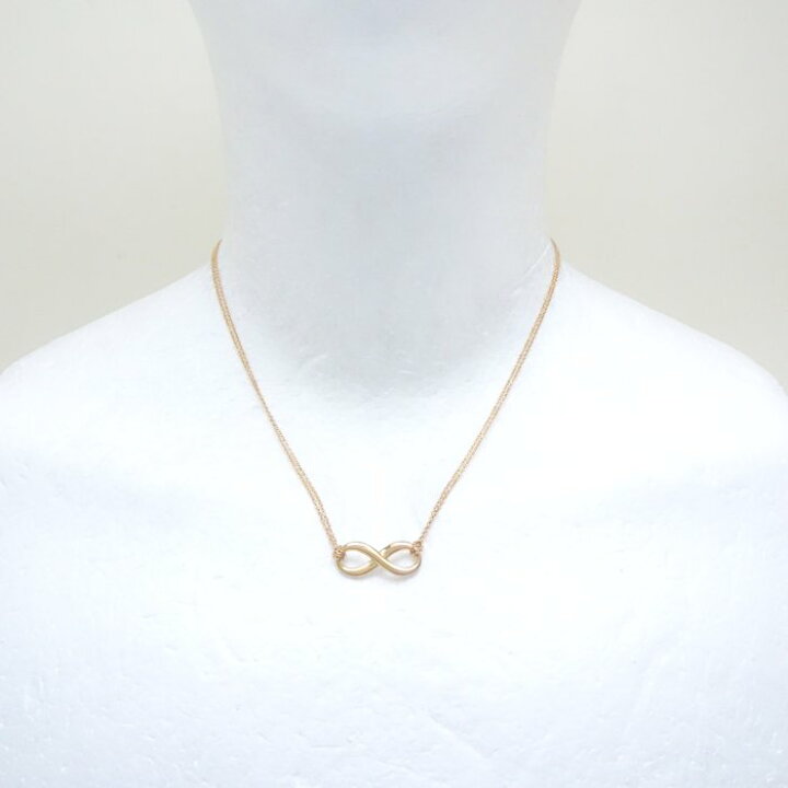 楽天市場】TIFFANY&Co. ティファニー インフィニティ ネックレス 750PG 