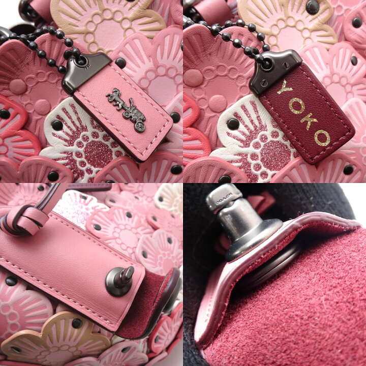 COACH ティーローズ アップリケイーディー 2wayバッグ 日本限定色 