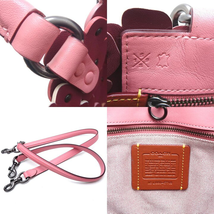 楽天市場】COACH コーチ ティーローズバスケットバッグ 67702 2Way 