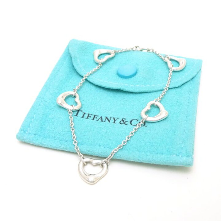 楽天市場】TIFFANY&Co. ティファニー オープンハート ブレスレット 5 