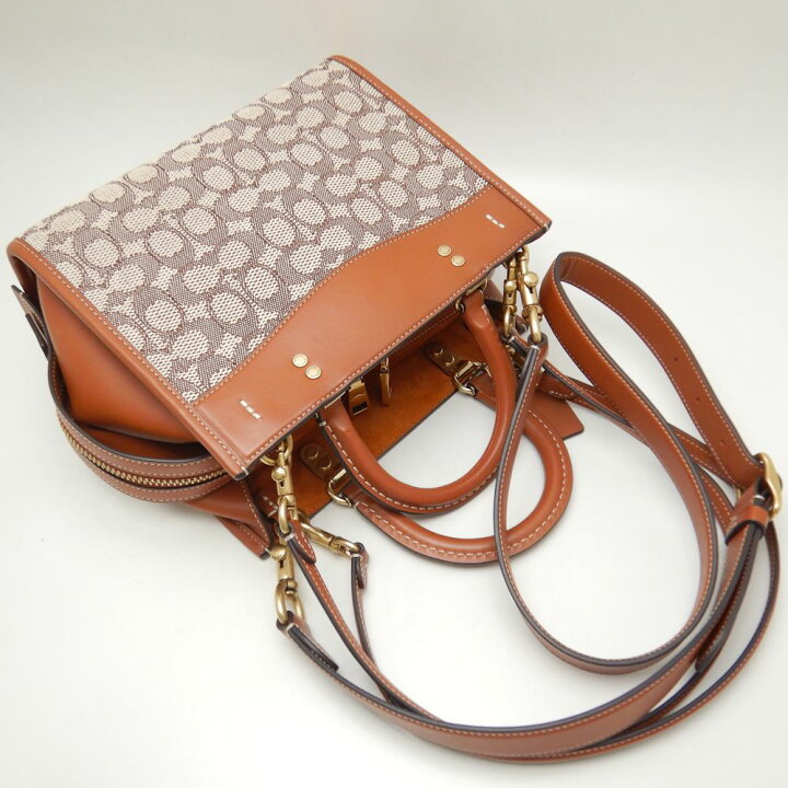 楽天市場】COACH コーチ ローグ25 CA119 ハンドバッグ 3WAY 