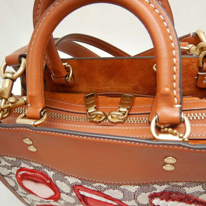 楽天市場】COACH コーチ ローグ25 CA119 ハンドバッグ 3WAY 