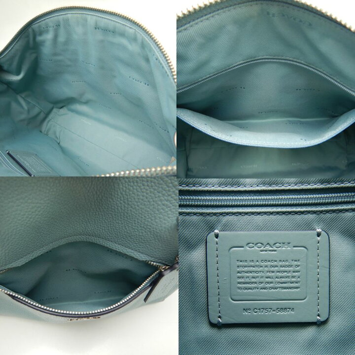 楽天市場】COACH コーチ 2WAY 58874 ハンドバッグ レザー ミント 