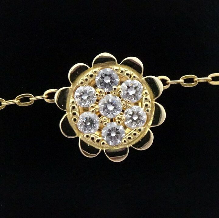 tocca jewel トッカジュエルK18 ダイヤペンダント ネックレス