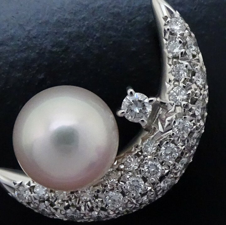 TASAKI ムーン ムーンモチーフ パール シルバー ブローチ（TASAKI 
