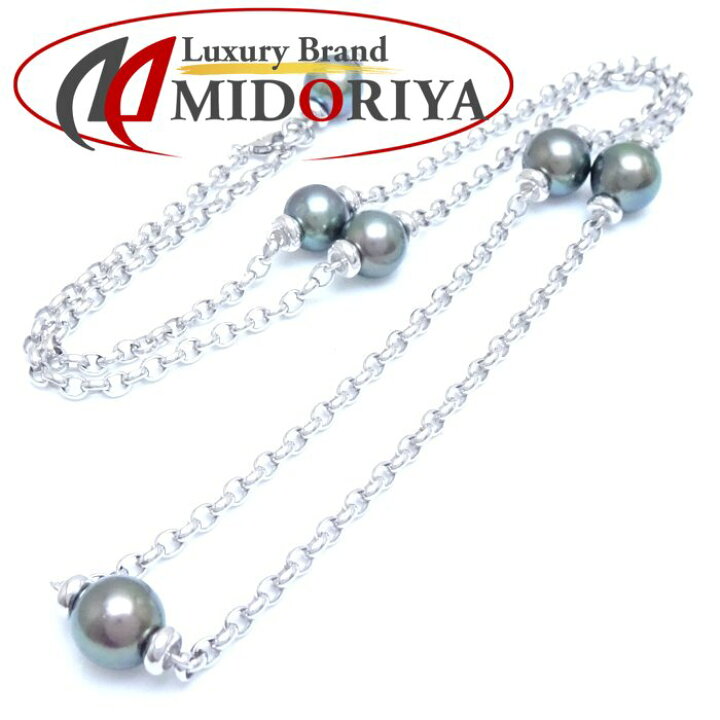 楽天市場】MIKIMOTO ミキモト ブラックパール ネックレス ステーション 