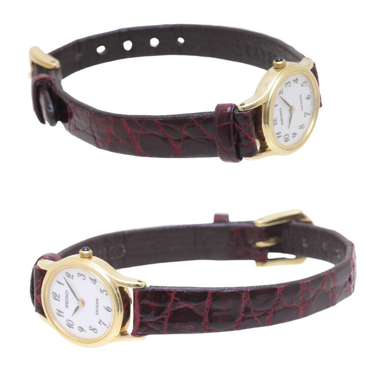 楽天市場】SEIKO セイコー エクセリーヌ 1F20-5100 K18YG イエロー