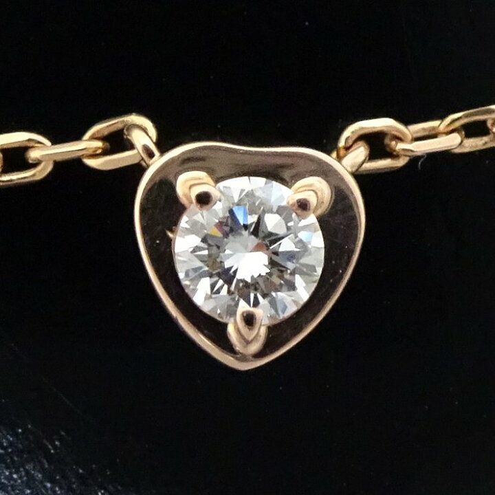 楽天市場】CARTIER カルティエ ダムール ハート ネックレス 1P 