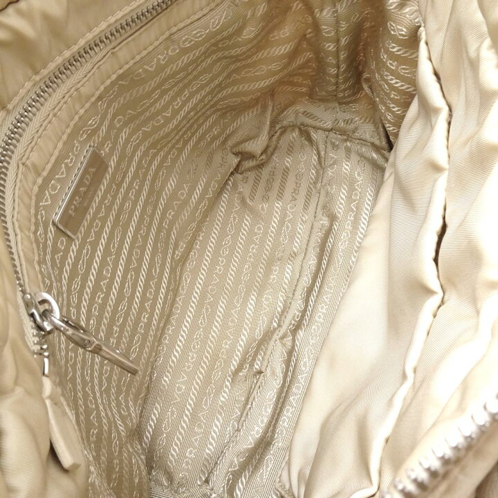 楽天市場】PRADA プラダ 1BG373 2Wayバッグ ナイロン DESERTO ベージュ  