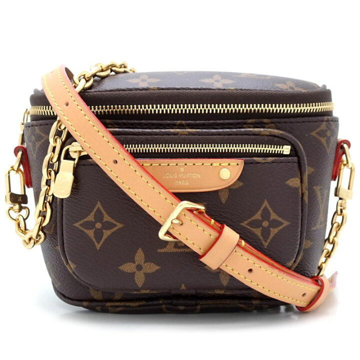 楽天市場】LOUIS VUITTON ルイヴィトン モノグラム ミニバムバッグ 