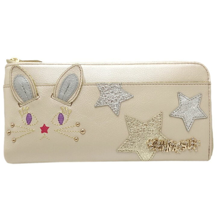 楽天市場】ANNA SUI アナスイ L字ファスナーロングウォレット ウサギ 