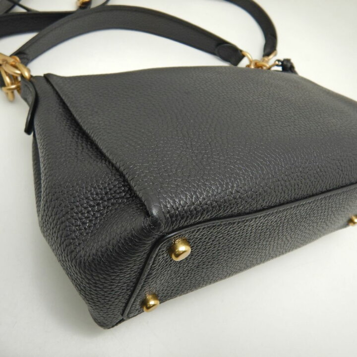 楽天市場】COACH コーチ シェイ 601 2WAYハンドバッグ レザー ブラック 