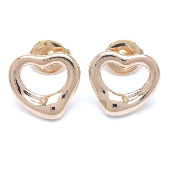 楽天市場】TIFFANY&Co. ティファニー オープンハート ピアス エルサ 