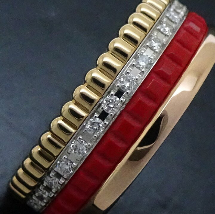 Boucheron☆キャトルレッドダイヤモンドリング銀座店購入