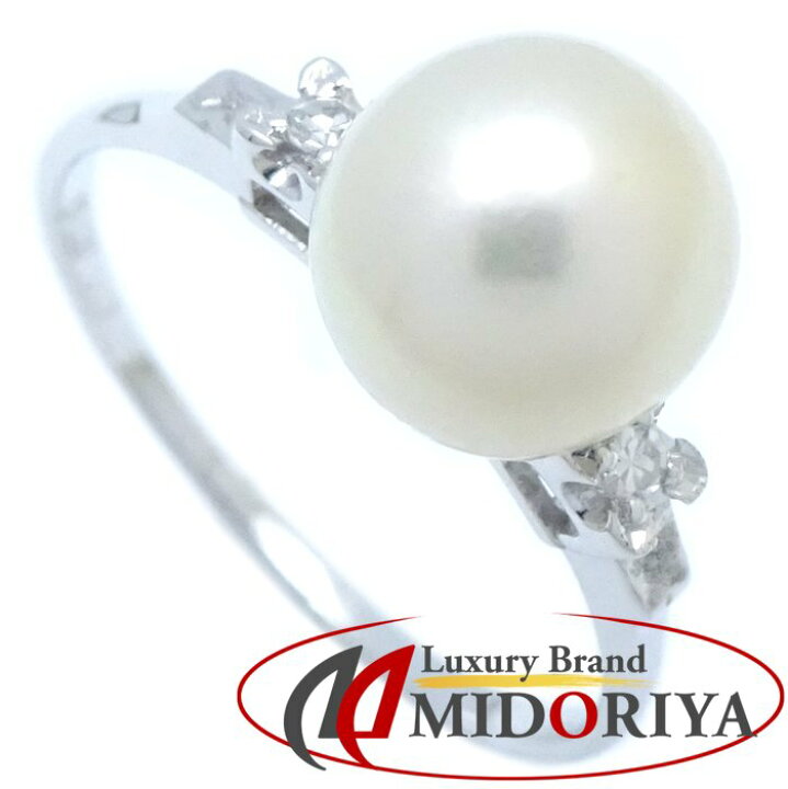 楽天市場】MIKIMOTO ミキモト パール リング 指輪 15.5号 真珠8.0ミリ  