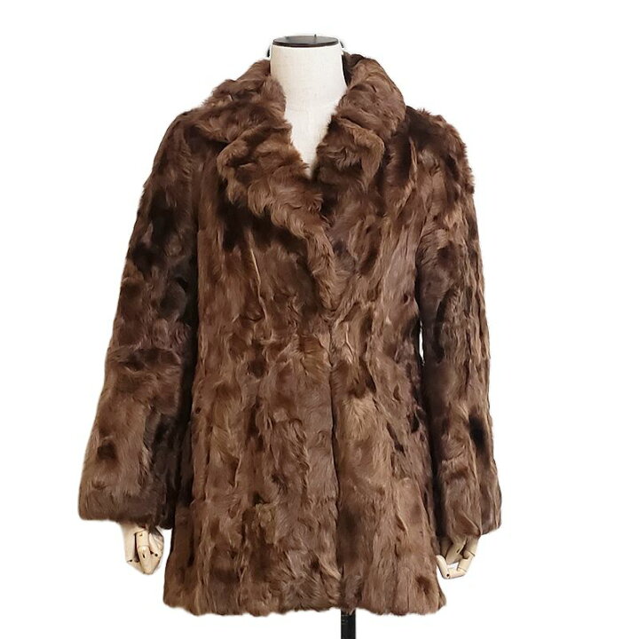 楽天市場】ハーフコート 毛皮 ブラウン/180302【中古】 : Luxury Brand 