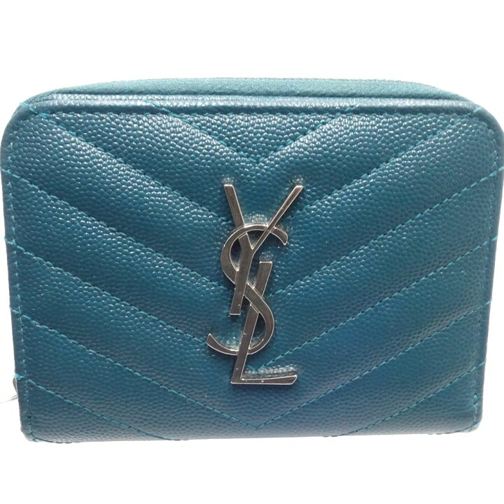 SAINT LAURENT PARIS サンローランパリ コンパクトジップウォレット V 