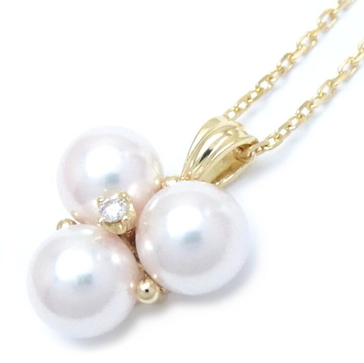 楽天市場】MIKIMOTO ミキモト パール ネックレス 真珠6.7ミリ 3ケ  