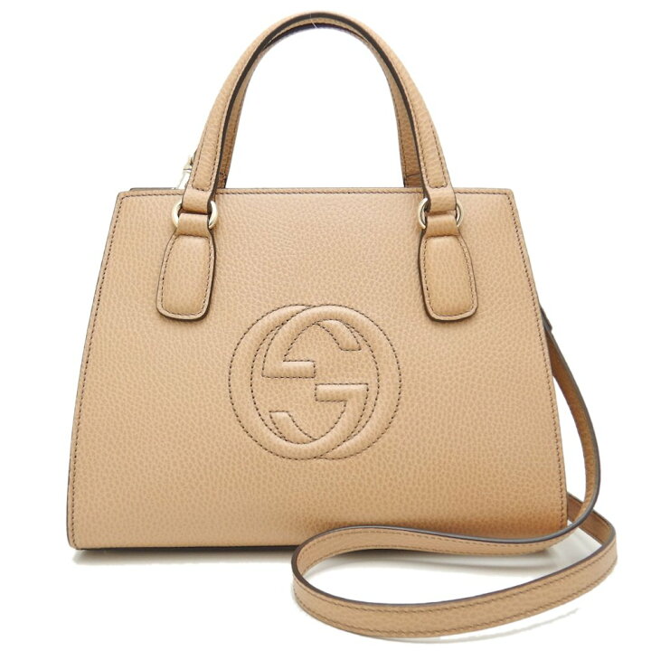 楽天市場】GUCCI グッチ ソーホー 607722 2WAYハンドバッグ レザー