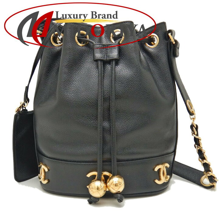 楽天市場】CHANEL シャネル 巾着ショルダーバッグ トリプルココ  