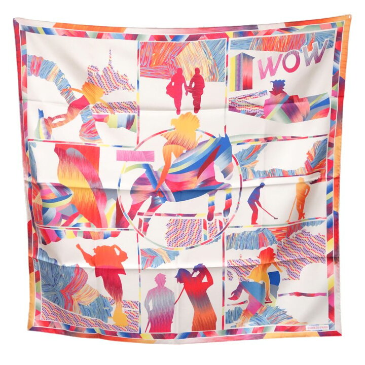 楽天市場】HERMES エルメス スカーフ カレ90 京都マーブル MARBLE SILK 