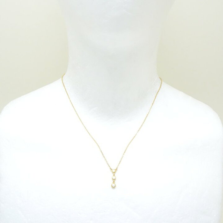 楽天市場】MIKIMOTO ミキモト ダイヤモンド ネックレス スリーポイント 