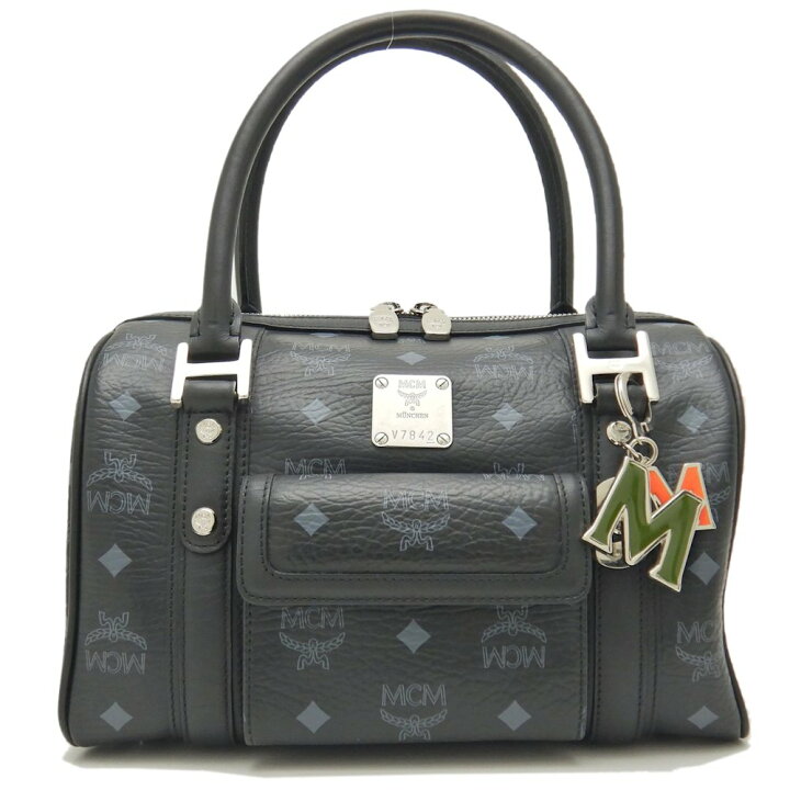 楽天市場】MCM エムシーエム ミニボストンバッグ ヴィセトス PVC  