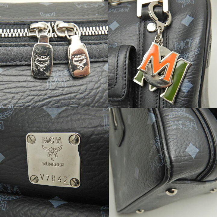 楽天市場】MCM エムシーエム ミニボストンバッグ ヴィセトス PVC 