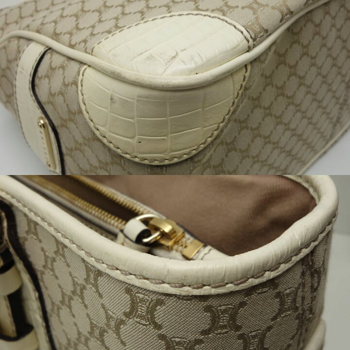 楽天市場】CELINE セリーヌ ブギーバッグ マカダム柄 ハンドバッグ 