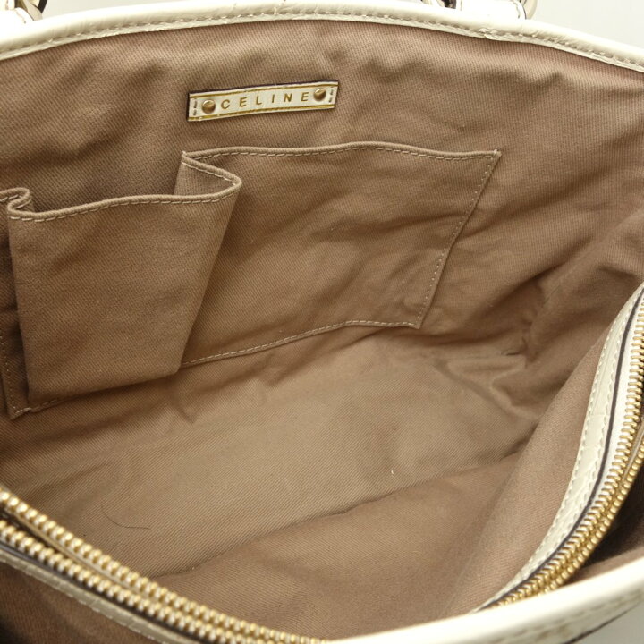 楽天市場】CELINE セリーヌ ブギーバッグ マカダム柄 ハンドバッグ 
