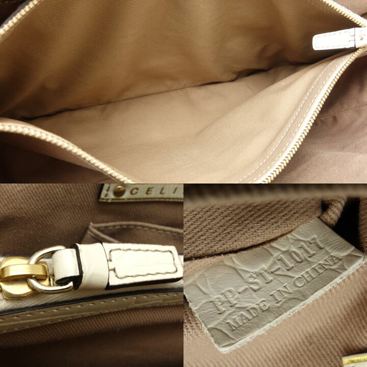 楽天市場】CELINE セリーヌ ブギーバッグ マカダム柄 ハンドバッグ 