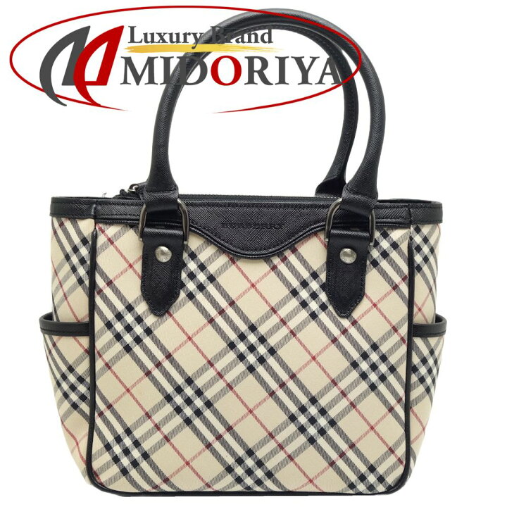楽天市場】BURBERRY バーバリー ノバチェック ハンドバッグ キャンバス 