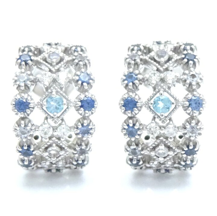 楽天市場】STAR JEWELRY スタージュエリー ピアス マルチストーン0.09 
