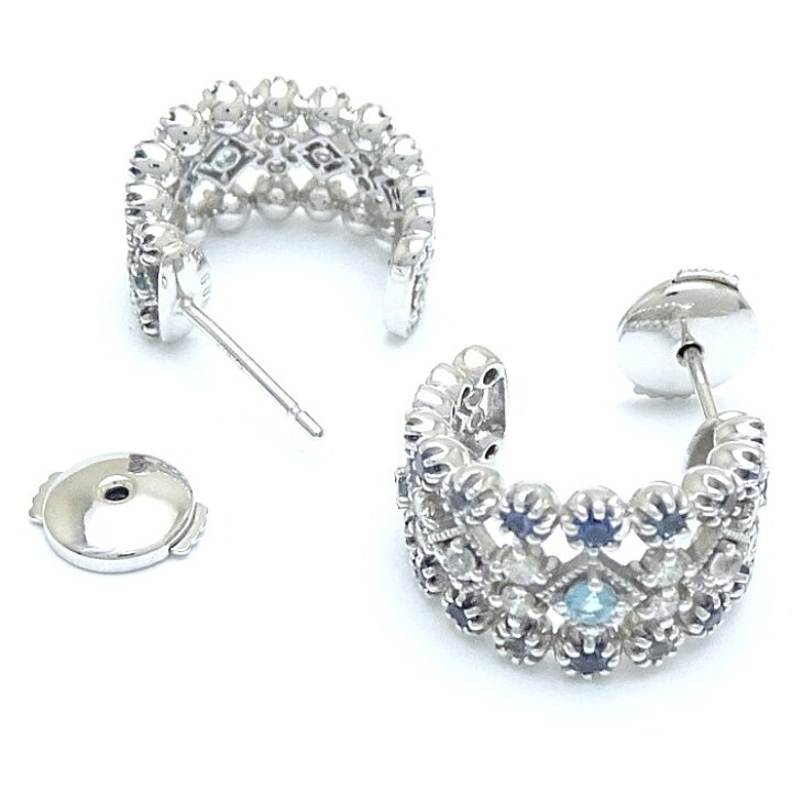 楽天市場】STAR JEWELRY スタージュエリー ピアス マルチストーン0.09 