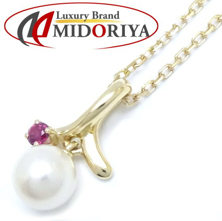 楽天市場】MIKIMOTO ミキモト パール ネックレス 真珠5.8ミリ ルビー  