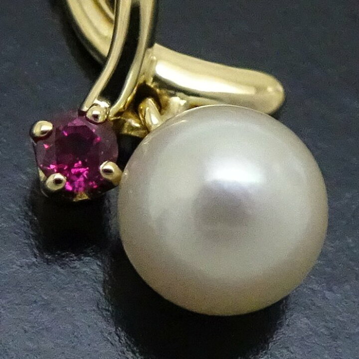 楽天市場】MIKIMOTO ミキモト パール ネックレス 真珠5.8ミリ ルビー  