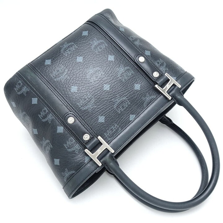 楽天市場】MCM エムシーエム ハンドバッグ PVCコーティングキャンバスx 