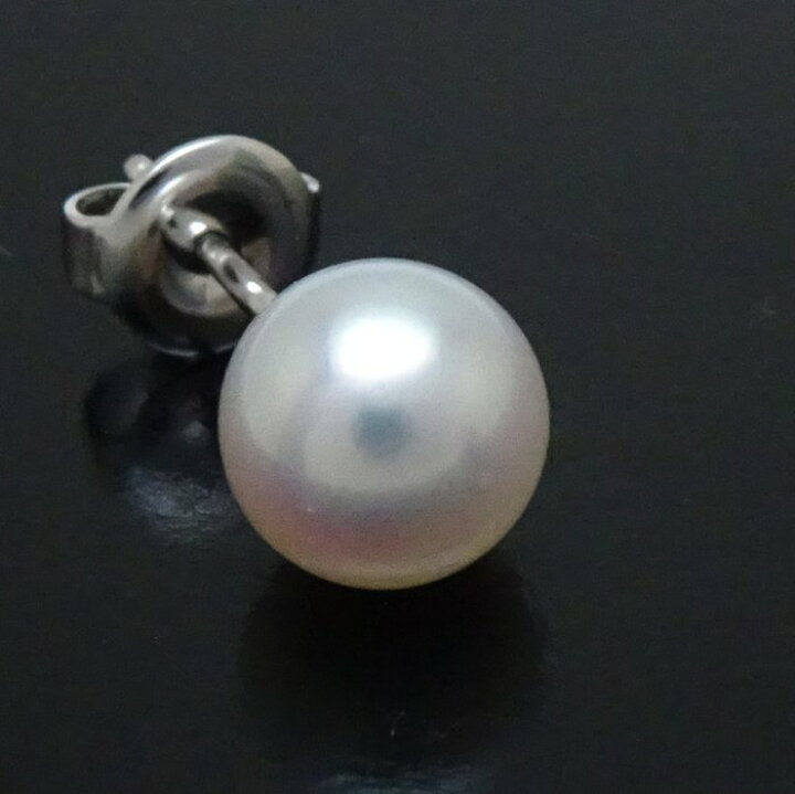 楽天市場】MIKIMOTO ミキモト パール ピアス 真珠7.5ミリ 片側のみ 