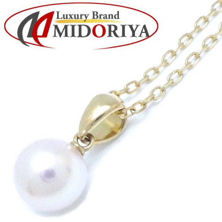 楽天市場】MIKIMOTO ミキモト パール ネックレス 真珠7.2mm K18YG  