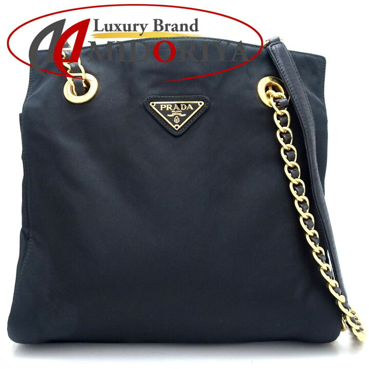 楽天市場】PRADA プラダ チェーンショルダーバッグ B4418 ナイロンx 