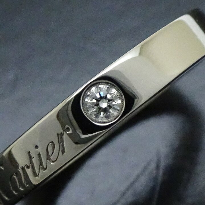 楽天市場】CARTIER カルティエ エングレーブド リング 指輪 2P 