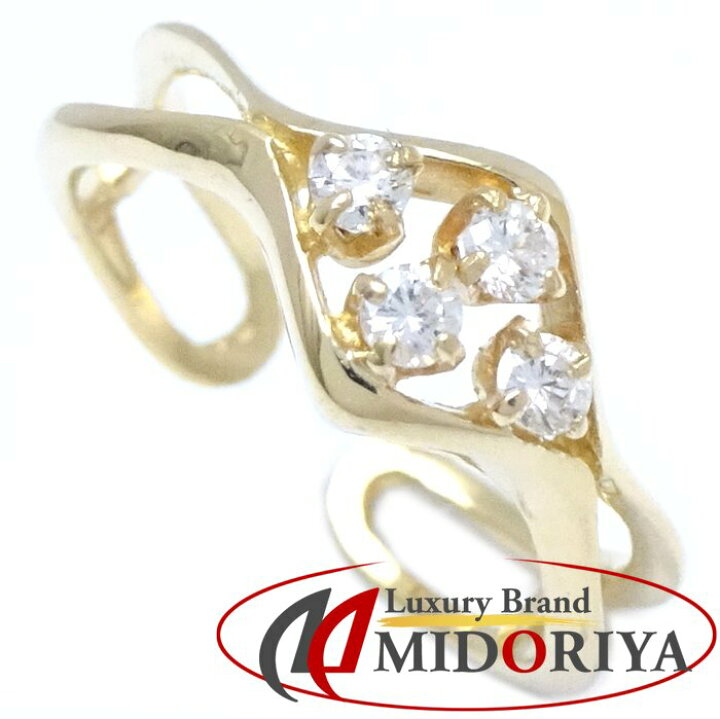 楽天市場】MIKIMOTO ミキモト ダイヤモンド リング 指輪 8号 K18YG  