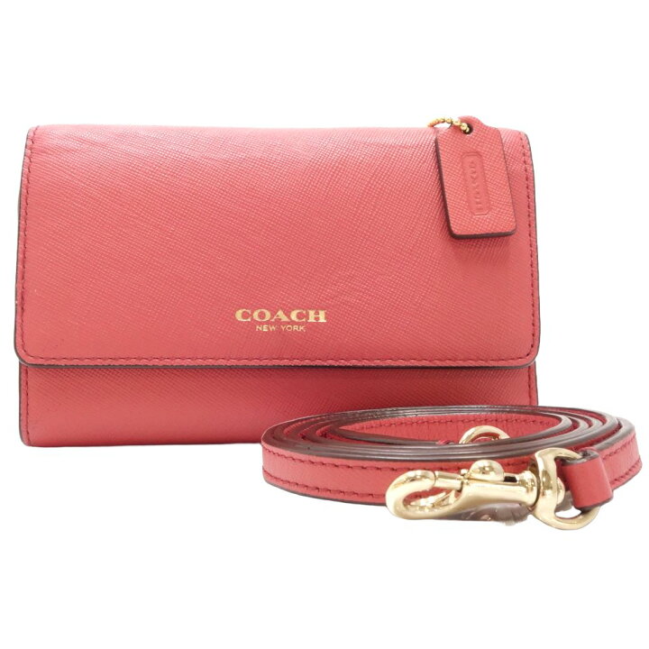 楽天市場】COACH コーチ ウォレットチェーン ショルダーウォレット 