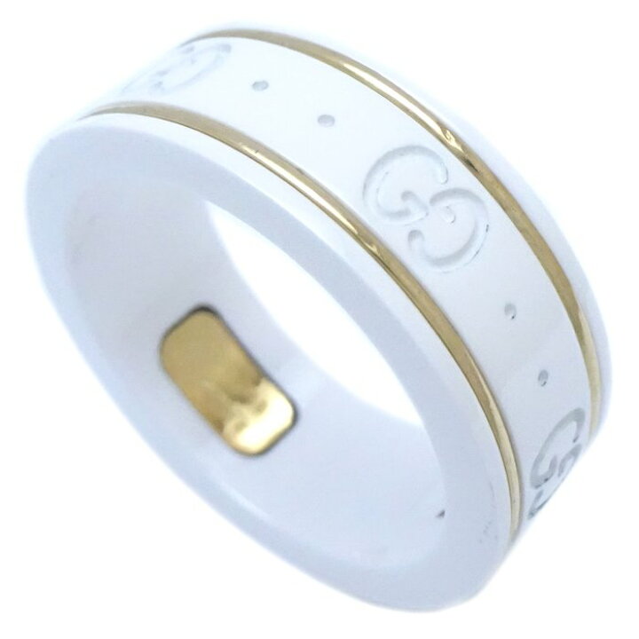 楽天市場】GUCCI グッチ アイコン リング 指輪 #13 12.5号 ホワイト 