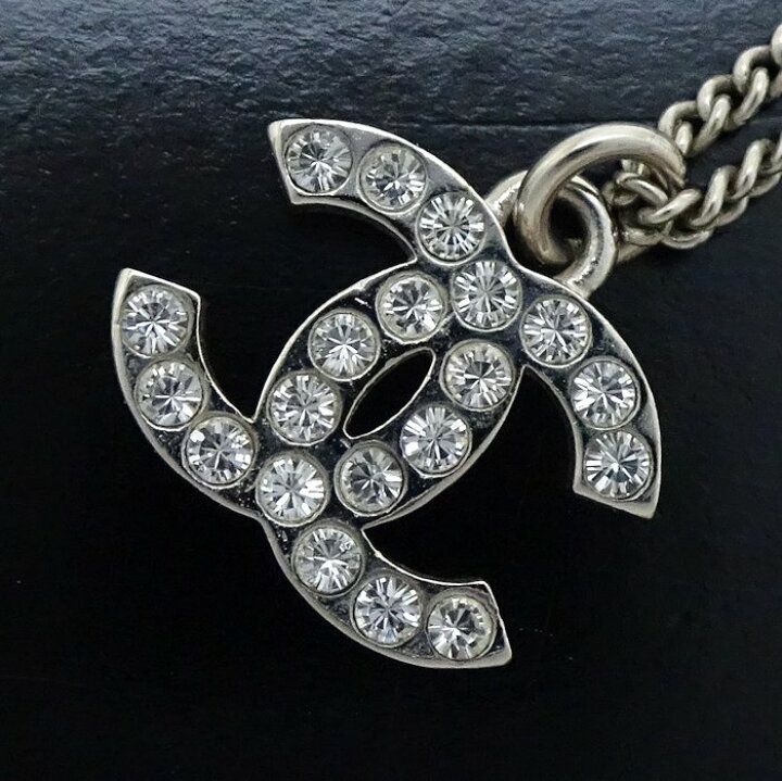 楽天市場】CHANEL シャネル ココマーク ネックレス ラインストーン 