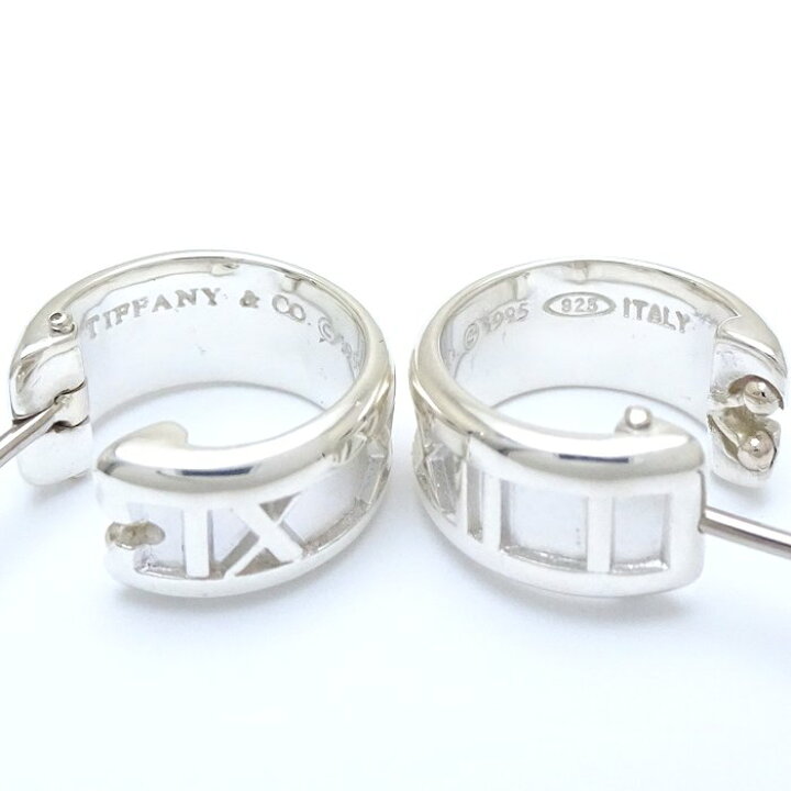 楽天市場】TIFFANY&Co. ティファニー アトラス フープ ピアス シルバー  