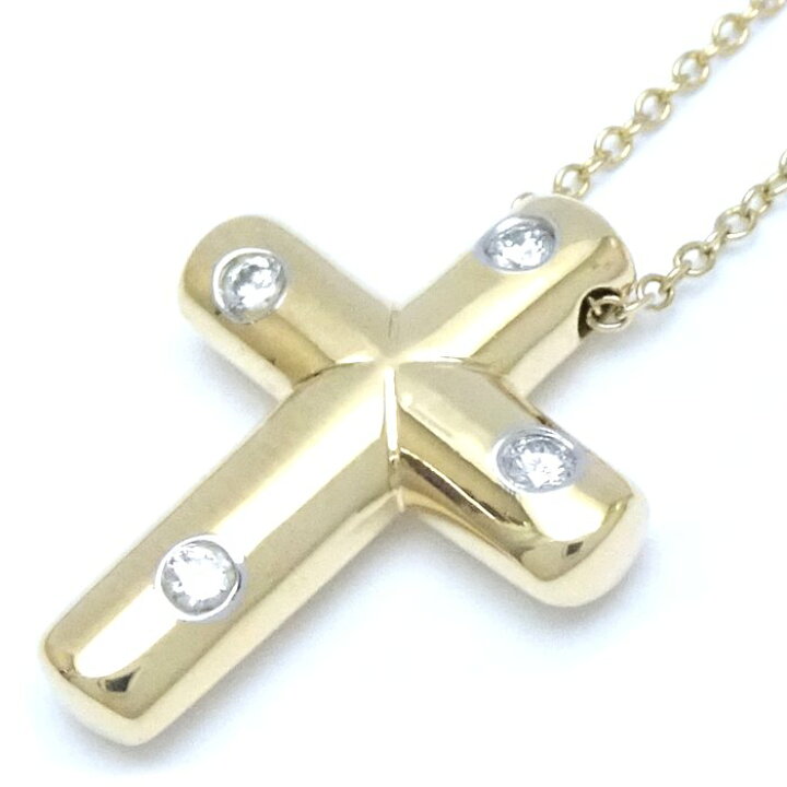 楽天市場】TIFFANY&Co. ティファニー ドッツ クロス ネックレス 4P 