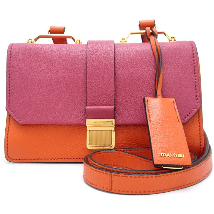 楽天市場】MIUMIU ミュウミュウ マドラス RT609C ショルダーバッグ  